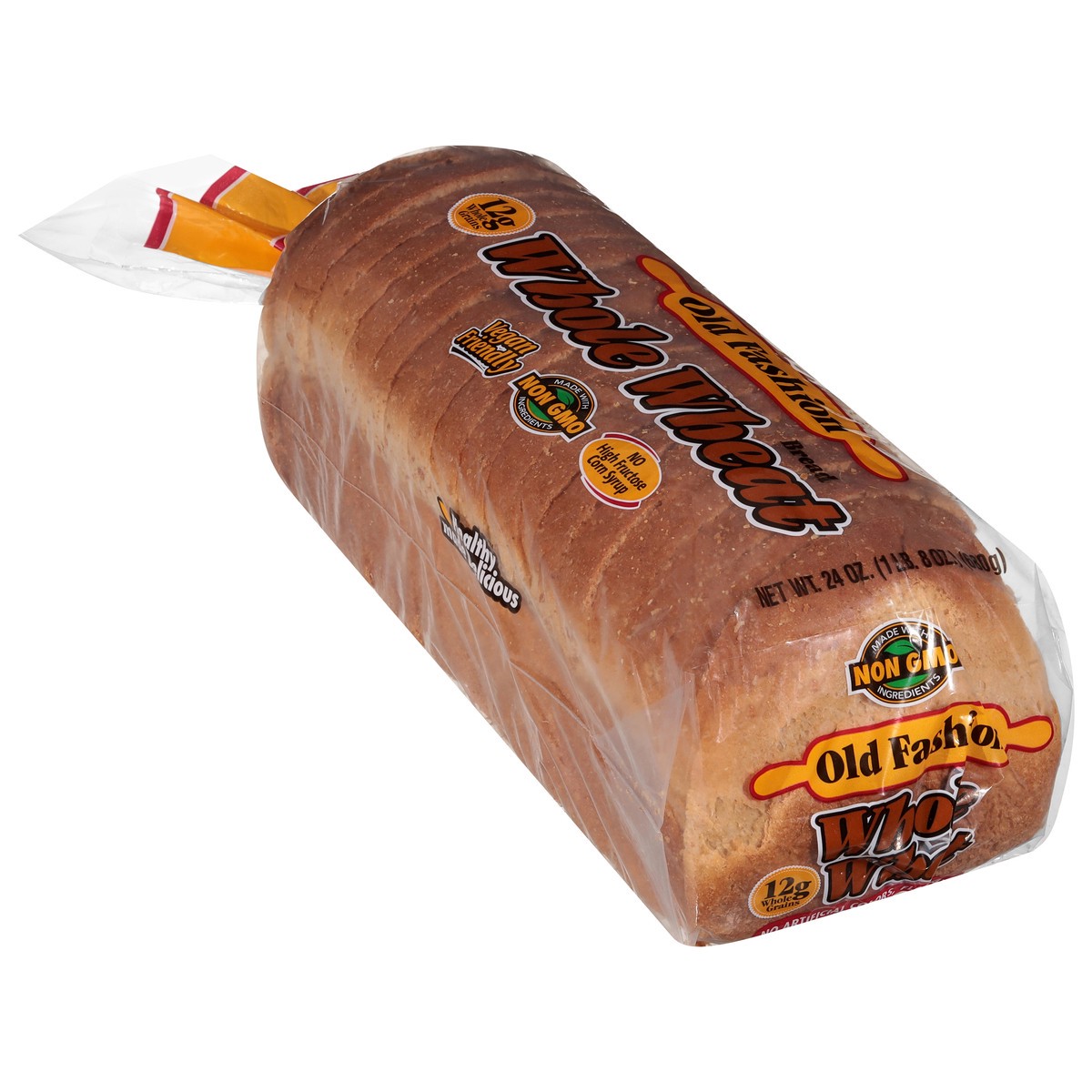 slide 4 of 4, Papa Pita Whole Wheat Old Fashion Bread 24 oz, 28 oz