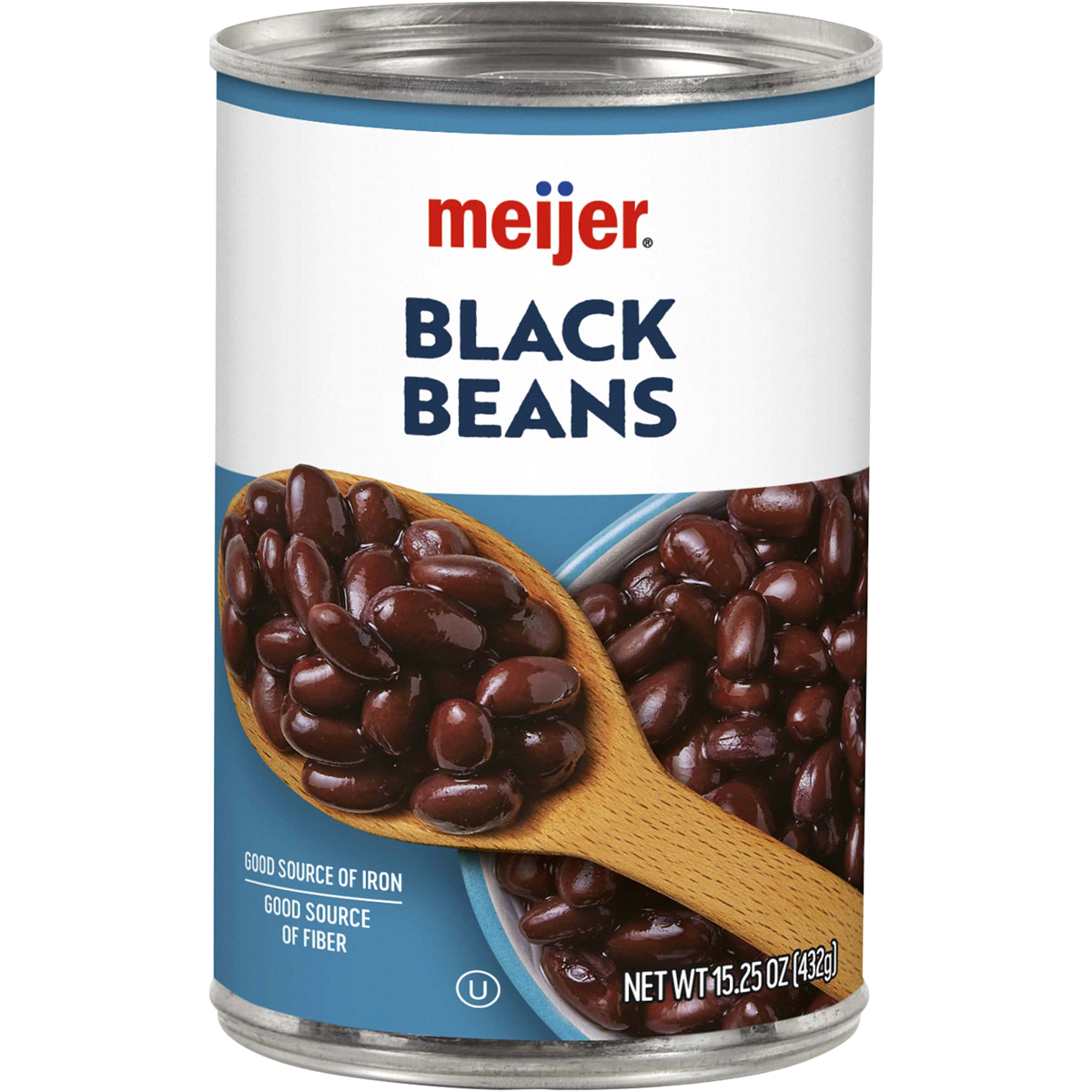 slide 1 of 5, Meijer Black Beans, 15.25 oz