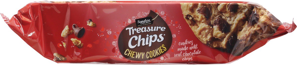 slide 5 of 9, Signature Kitchens Cookies Treasure Chips Chocolate Chewy, 13 oz