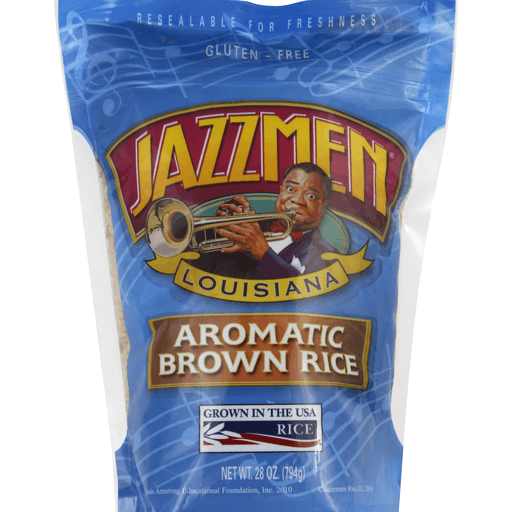 slide 2 of 2, Jazzmen Rice, Aromatic Brown, 28 oz