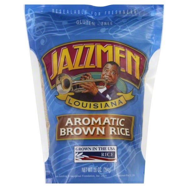 slide 1 of 1, Jazzmen Rice, Aromatic Brown, 28 oz