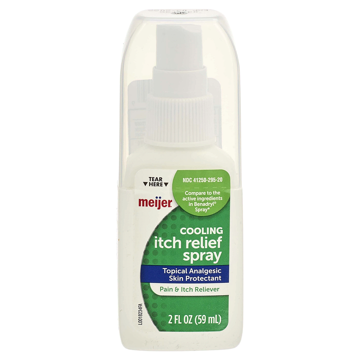 slide 1 of 5, Meijer Cooling Itch Relief Spray, 2 fl oz