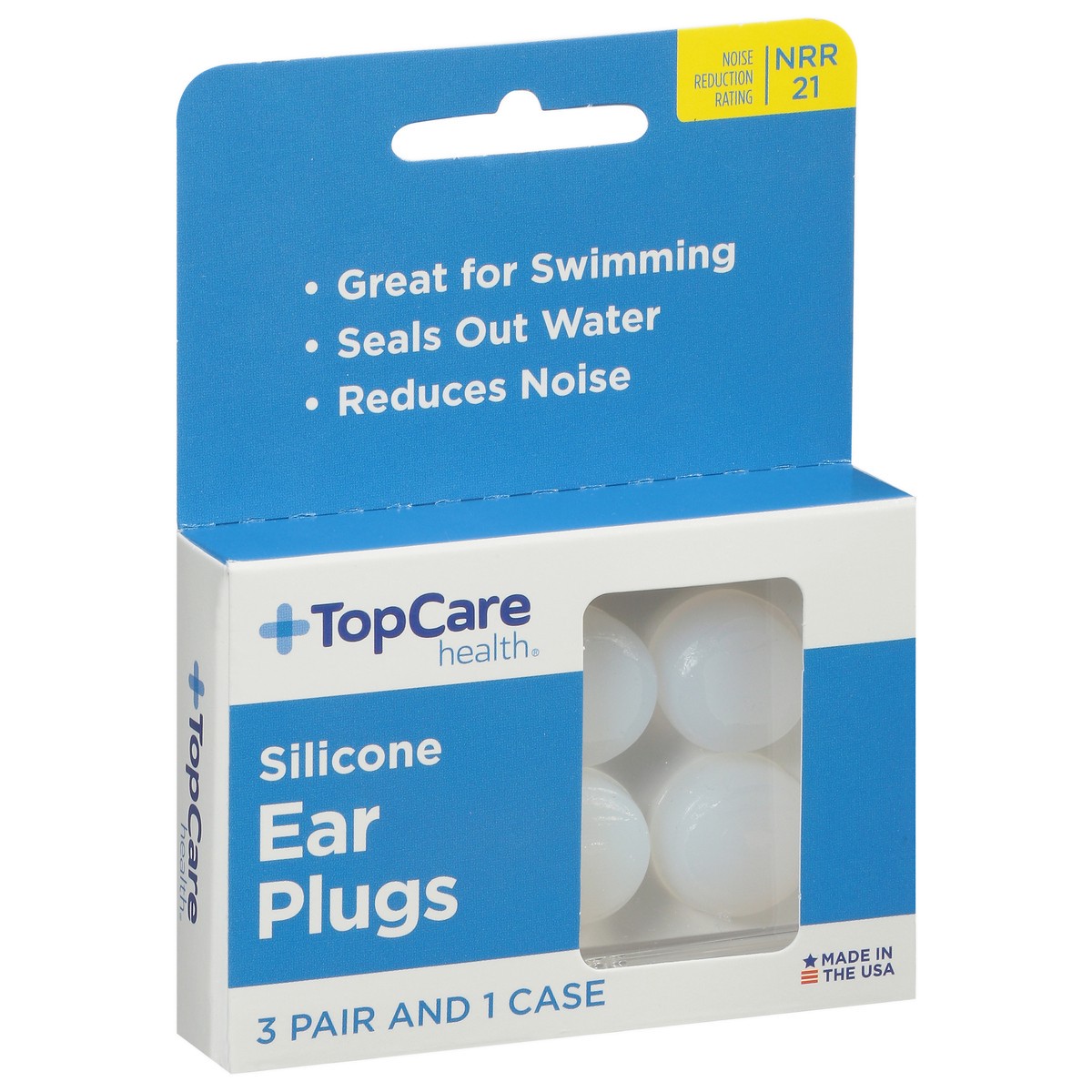 slide 5 of 9, TopCare Health Silicone Ear Plugs 1 ea, 1 ct