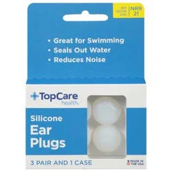 TopCare Health Silicone Ear Plugs 1 ea