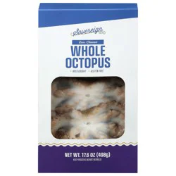 Sovereign Seas Raw Cleaned Whole Octopus 17.6 oz
