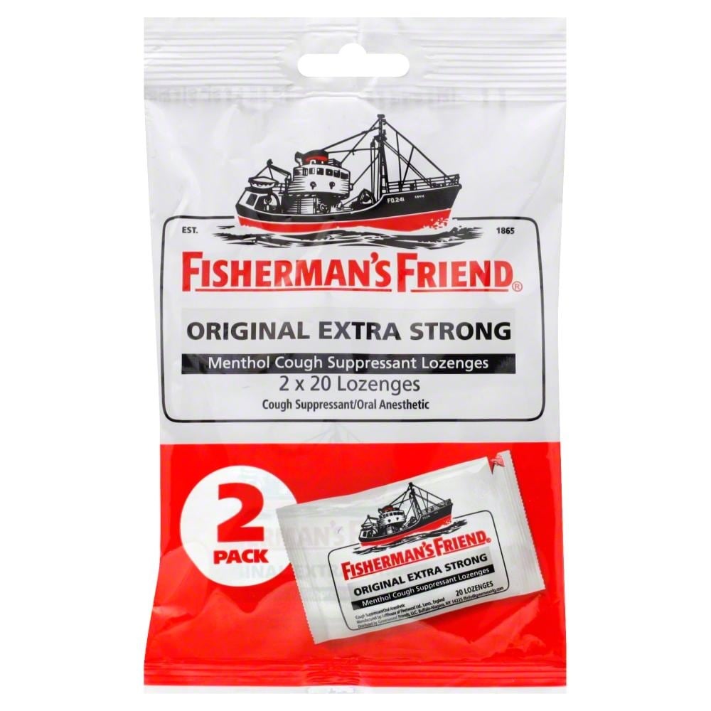 slide 1 of 1, Fisherman's Friend Original Extra Strong Lozenges, 40 ct