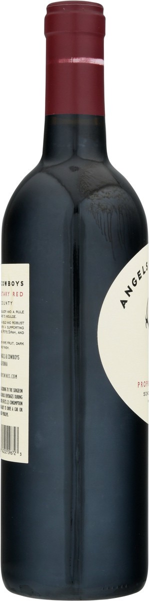 slide 10 of 10, Angels & Cowboys Sonoma County Proprietary Red 750 ml, 750 ml