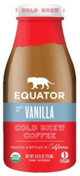 Equator Cold Vanilla Brew Coffee 8.5 fl oz