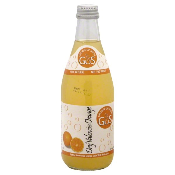 slide 1 of 1, Gus Dry Valencia Orange - 12 fl oz, 12 fl oz