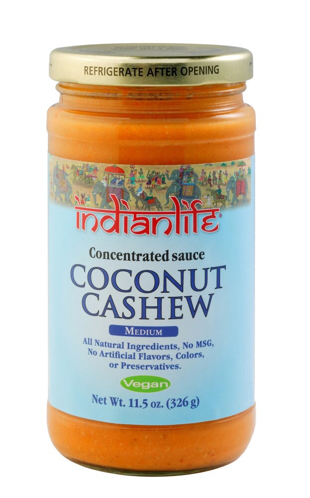 slide 1 of 2, Indianlife Coconut Cashew, 11.5 oz