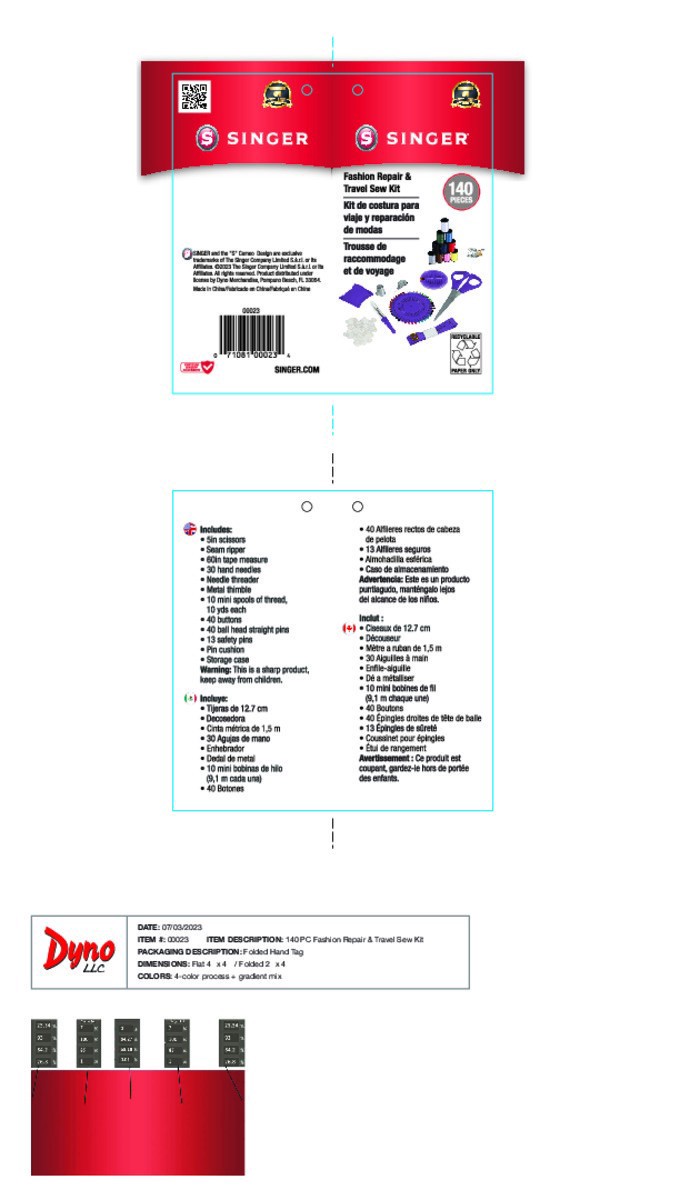 slide 4 of 6, SINGER Fashion Repair & Travel Sew Kit: Premium Portable Emergency Sewing Kit for Beginners & Adults – Ideal for Bridal Kits, Travel & Home, 140pc Set, 1 ct