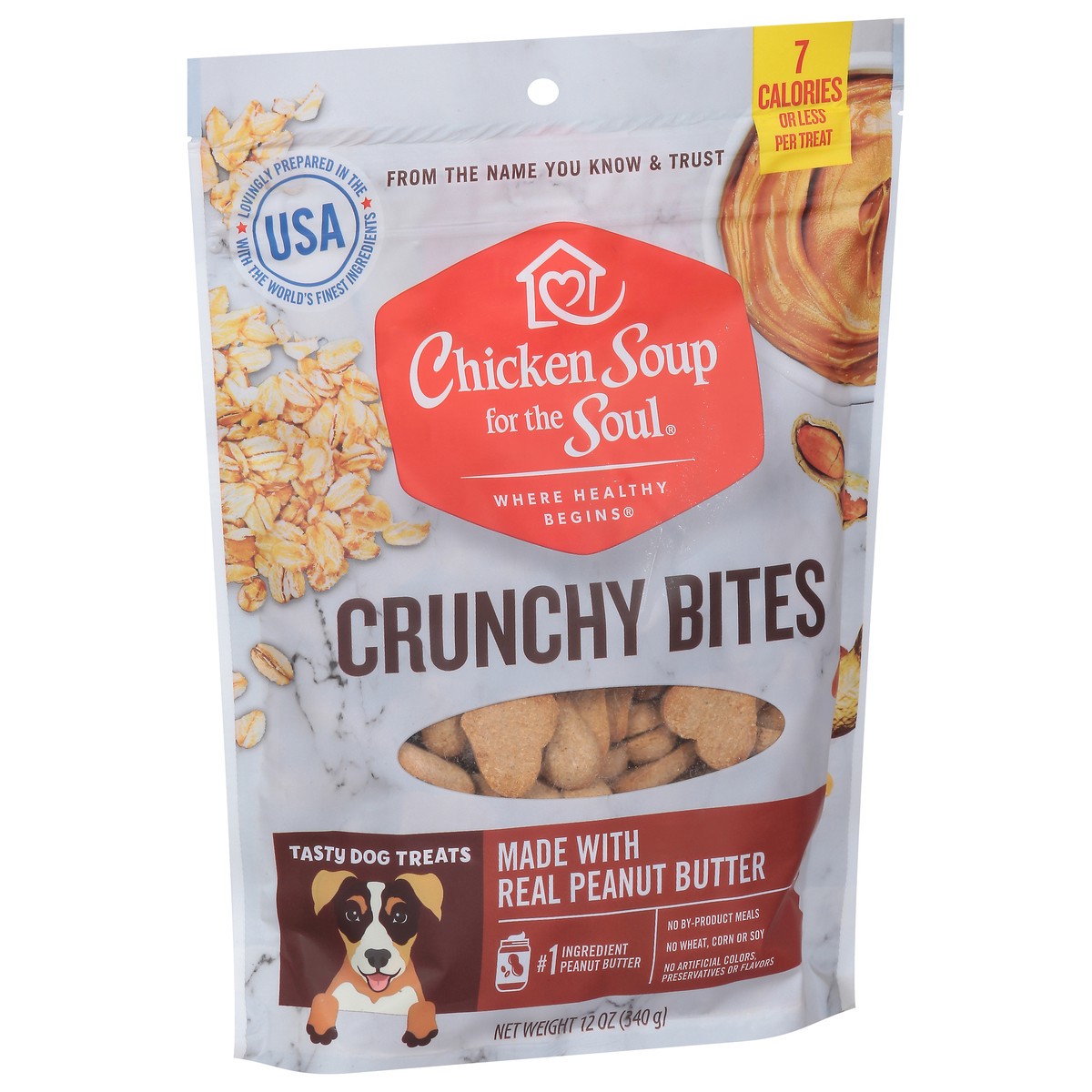 slide 3 of 9, Chicken Soup For The Soul Where Healthy Begins Crunchy Bites Dog Treats 12 oz, 12 oz