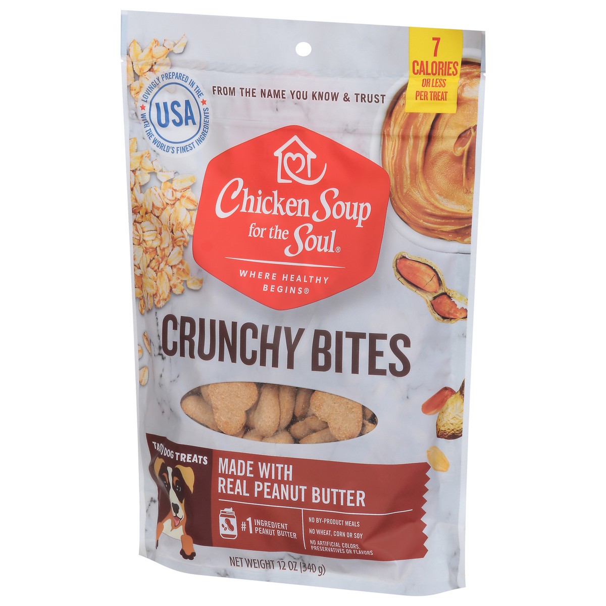 slide 7 of 9, Chicken Soup For The Soul Where Healthy Begins Crunchy Bites Dog Treats 12 oz, 12 oz