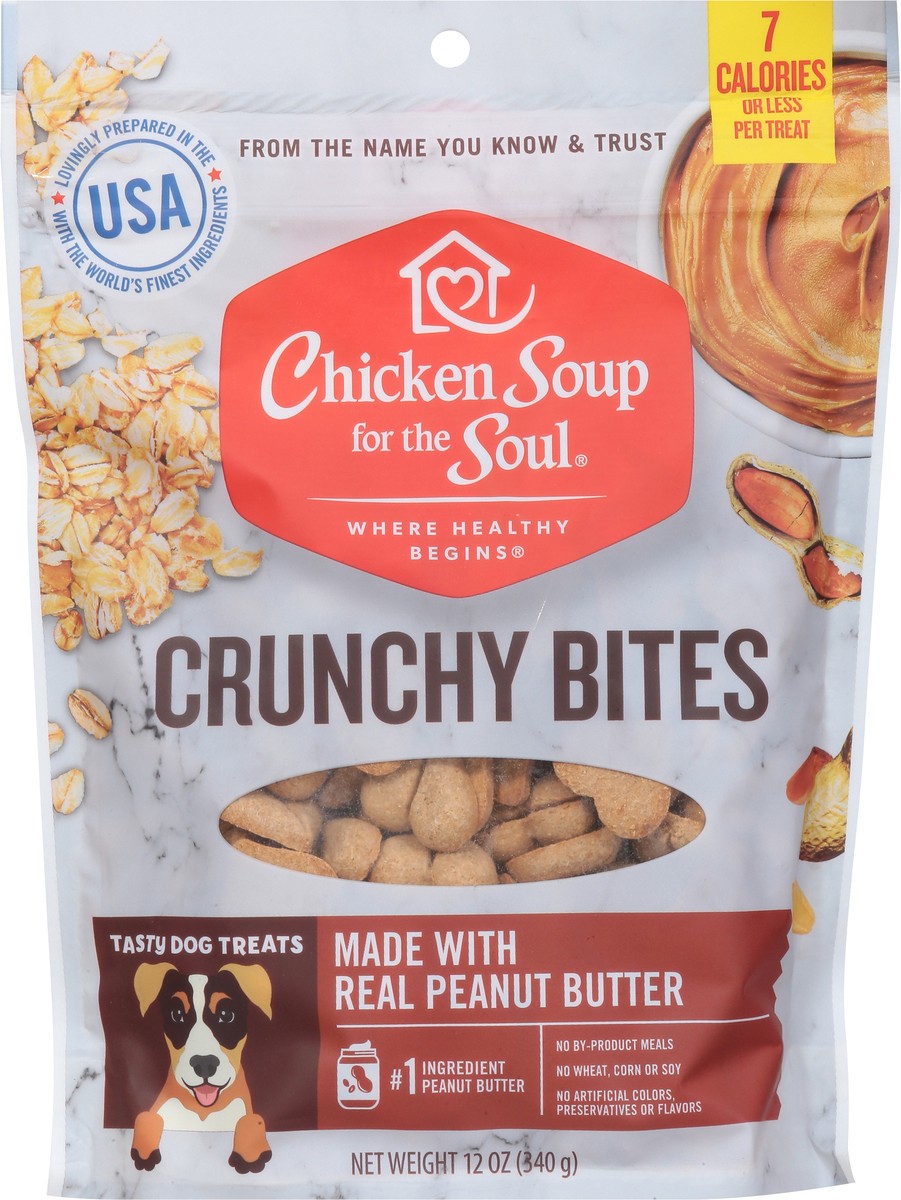 slide 9 of 9, Chicken Soup For The Soul Where Healthy Begins Crunchy Bites Dog Treats 12 oz, 12 oz