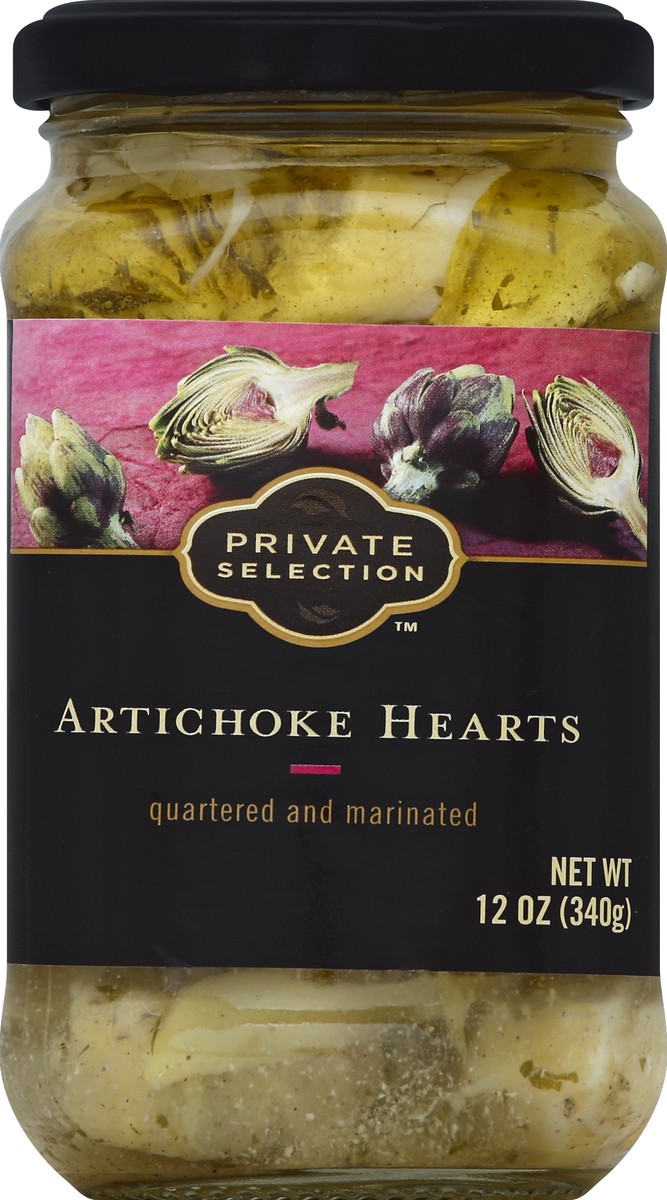 slide 1 of 3, Private Selection Artichoke Hearts 12 oz, 12 oz