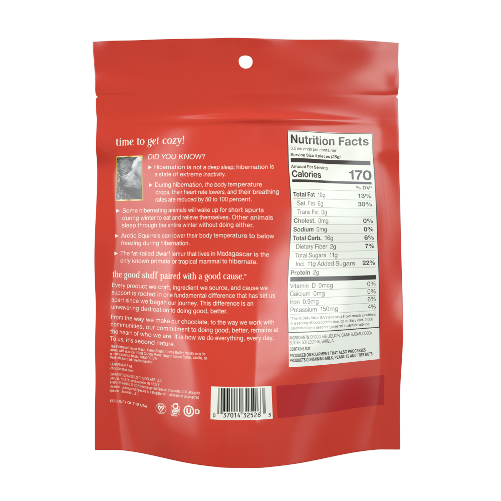 slide 2 of 2, ENDANGERED SPEC Endangered™ Species 48% Milk Chocolate Seasonal Shapes - Merry Mix, 