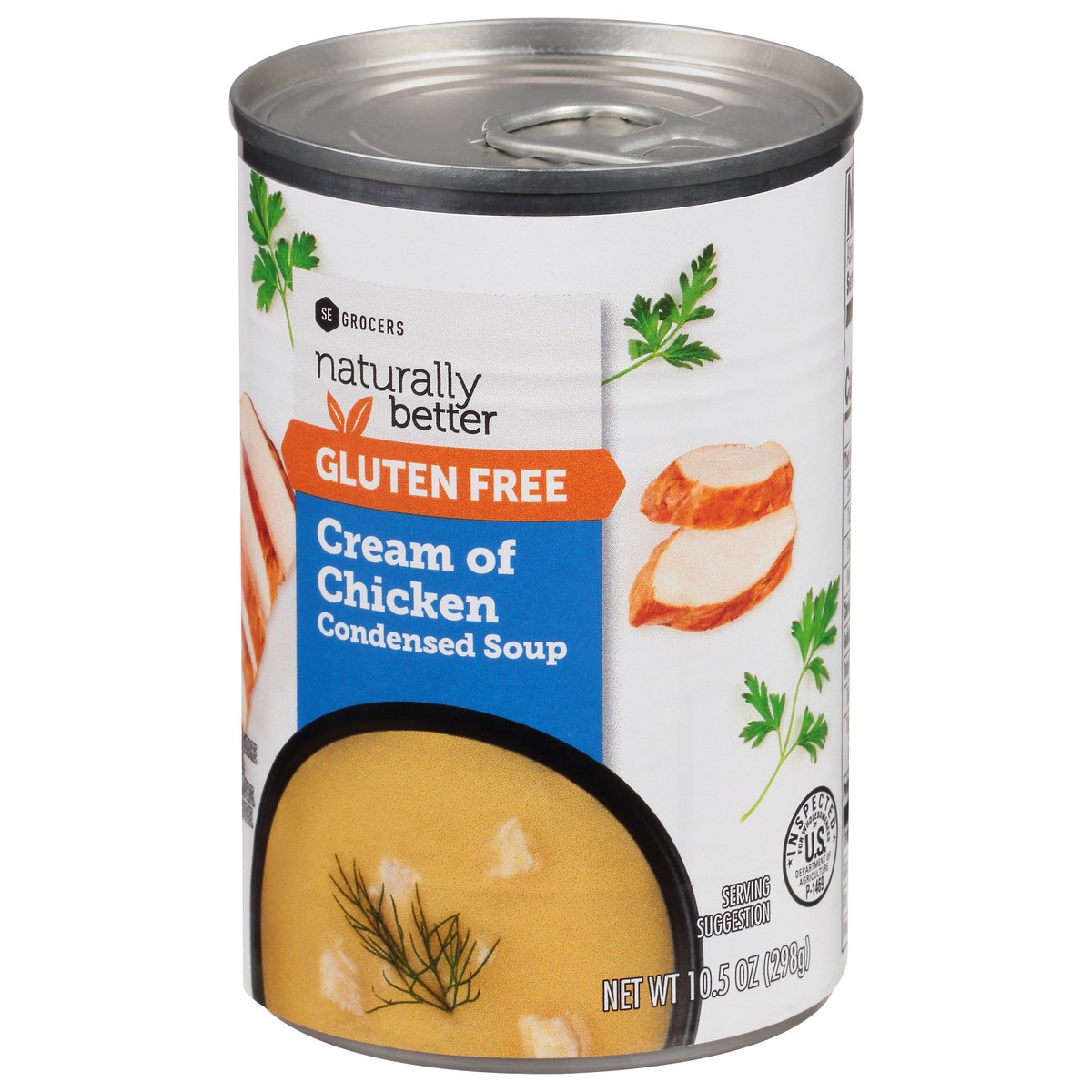 slide 3 of 13, SE Grocers  Naturally Better Cream Of Chicken, 105 oz