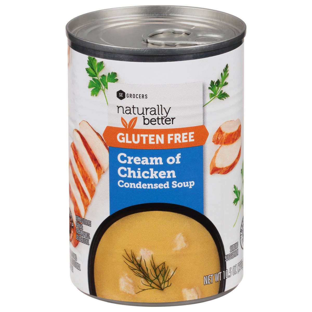 slide 1 of 13, SE Grocers  Naturally Better Cream Of Chicken, 105 oz