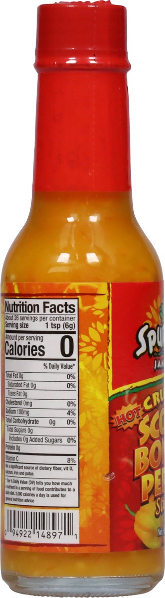 slide 5 of 9, Spur Tree Jamaican Jamaican Scotch Bonnet Crushed Pepper Sauce 5 fl oz, 5 fl oz