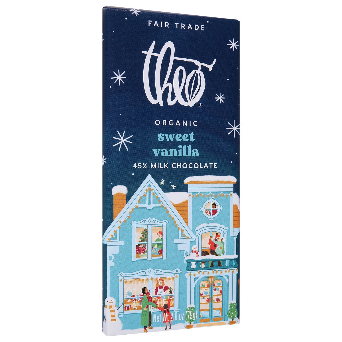slide 6 of 12, Theo 45% Organic Sweet Vanilla Milk Chocolate 2.8 oz, 