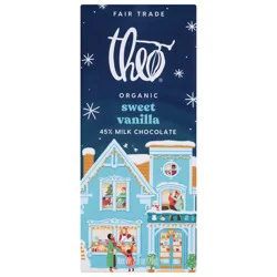 Theo 45% Organic Sweet Vanilla Milk Chocolate 2.8 oz