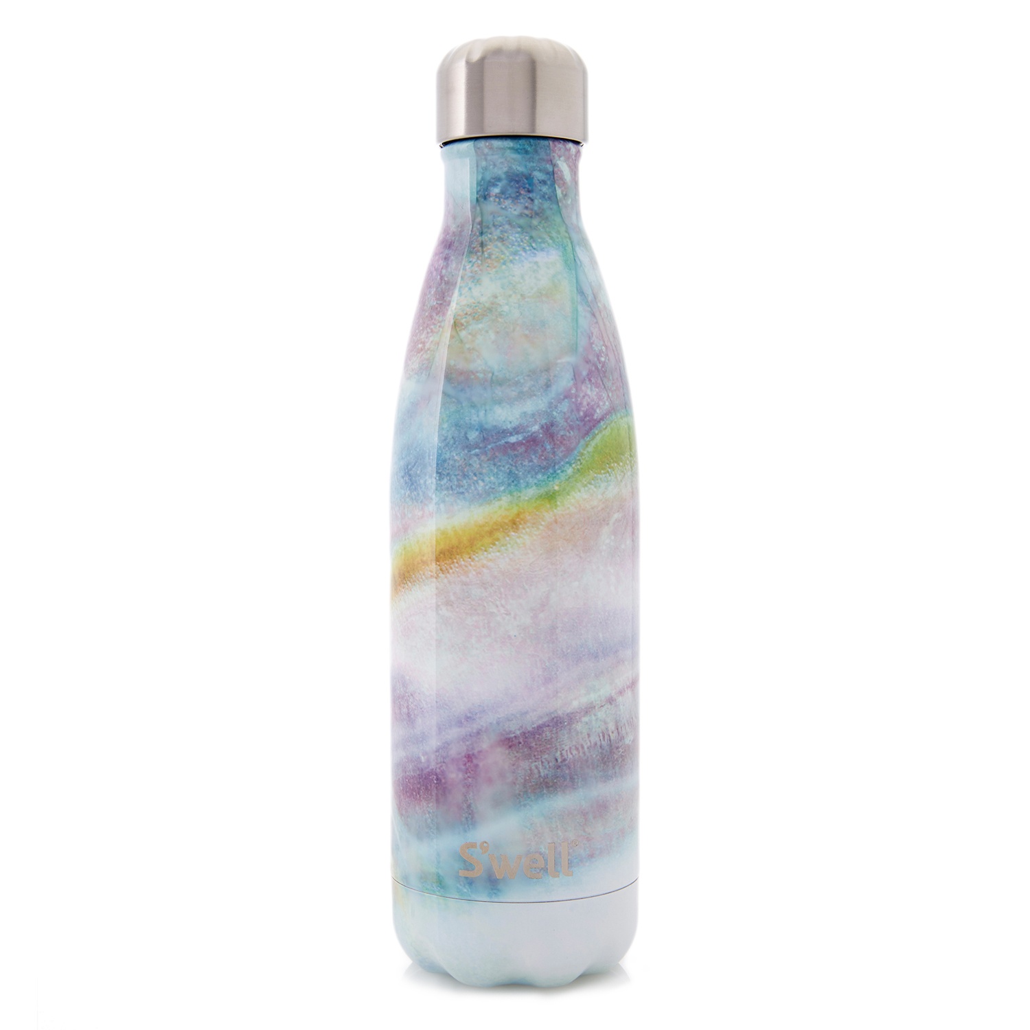slide 1 of 1, S'well Water Bottle, Mother of Pearl, 17 oz