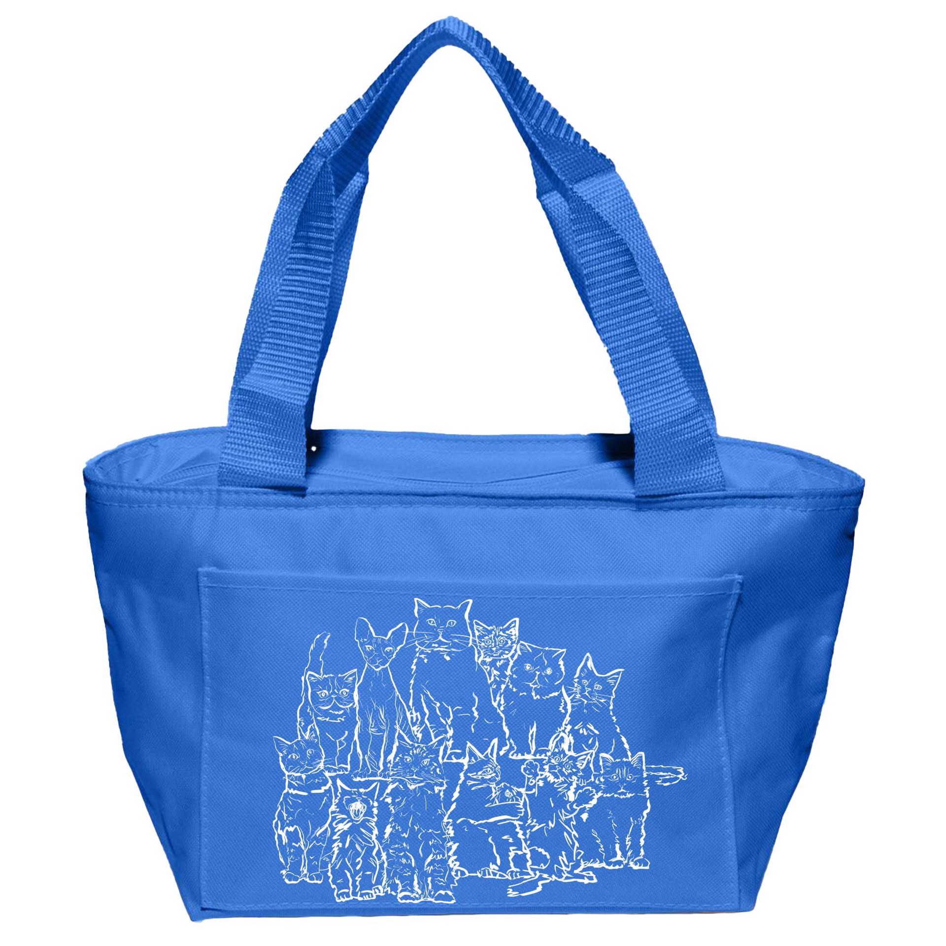 slide 1 of 1, Zanden Cat Club Royal Blue Lunch Cooler, 1 ct