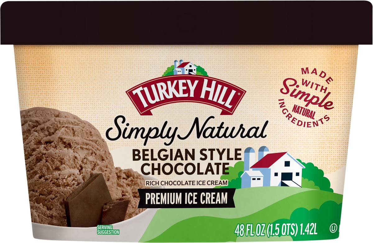 slide 2 of 2, Turkey Hill T.Hill Ic Nat Choc, 48 fl oz