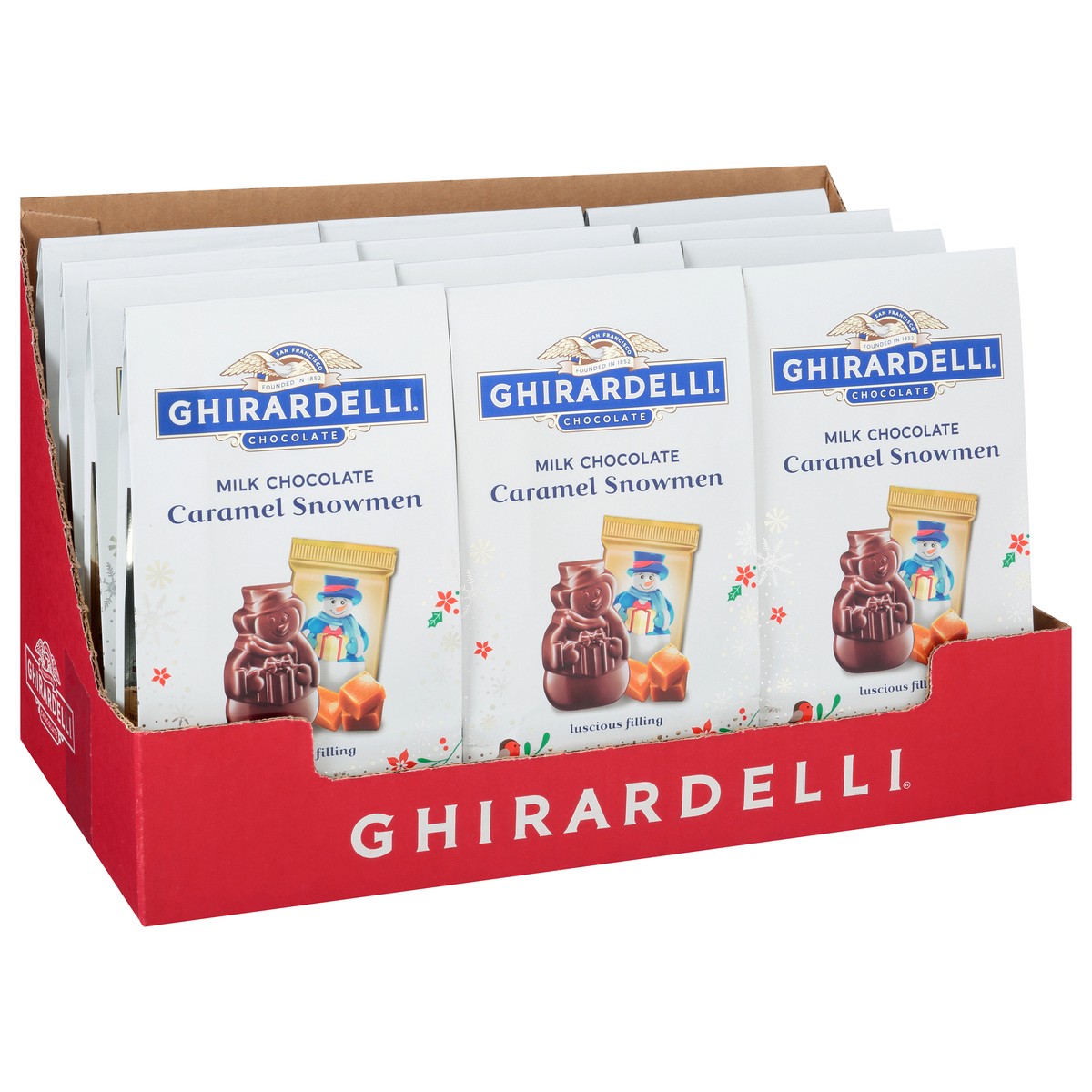 slide 2 of 9, Ghirardelli Caramel Milk Chocolate Snowmen 5.9 oz, 5.9 oz