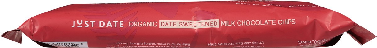 slide 7 of 14, Just Date Organic Milk Chocolate Chips 7 oz, 7 oz