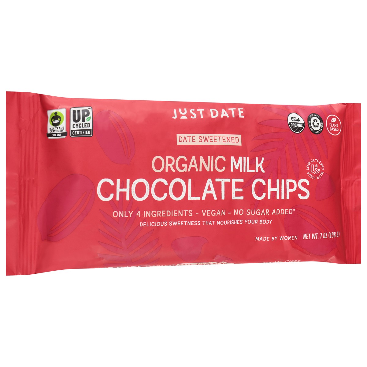 slide 11 of 14, Just Date Organic Milk Chocolate Chips 7 oz, 7 oz
