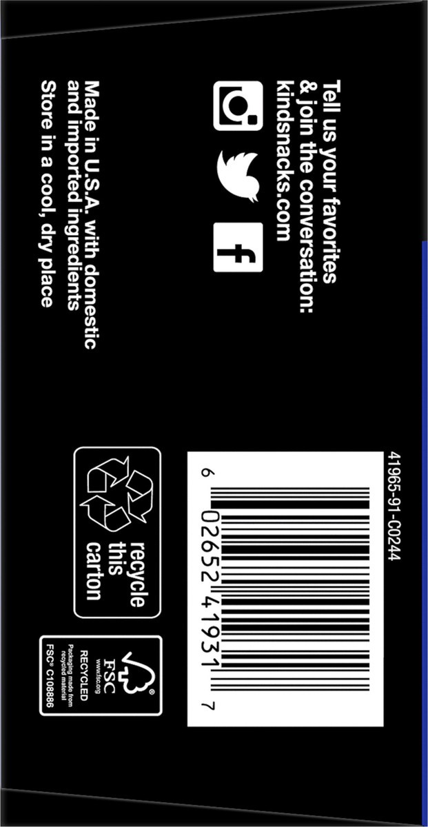 slide 3 of 9, KIND Breakfast Peanut Butter Banana Dark Chocolate Gluten Free Protein Snack Bars, 1.76 oz, 12 Count, 10.6 oz