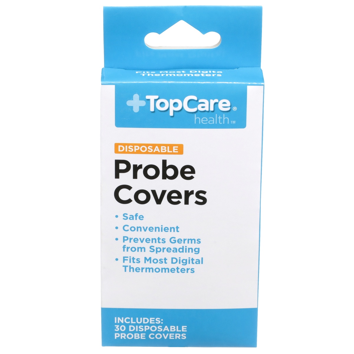 slide 1 of 1, TopCare Probe Covers, Disposable, 30 ct