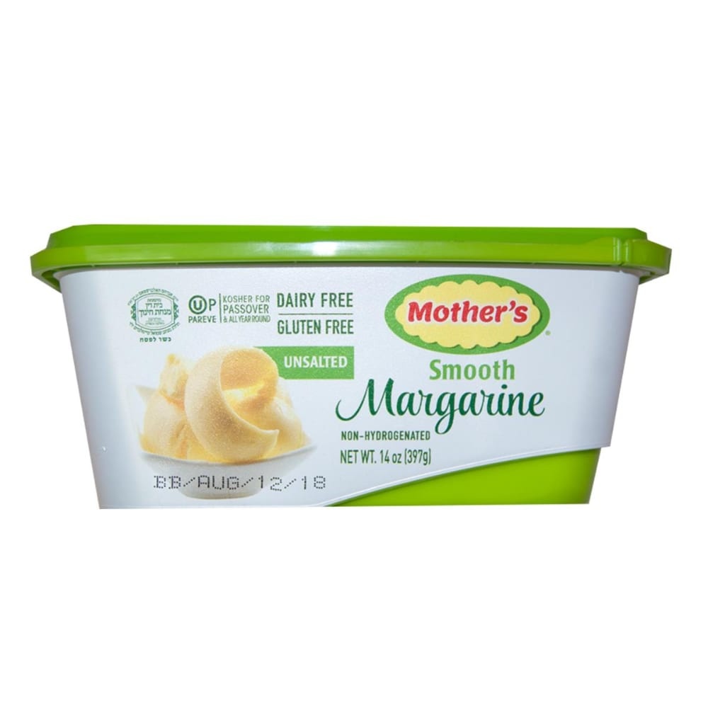 slide 1 of 1, Mother's Margarine Unsalted Soft Tubs, 14 oz