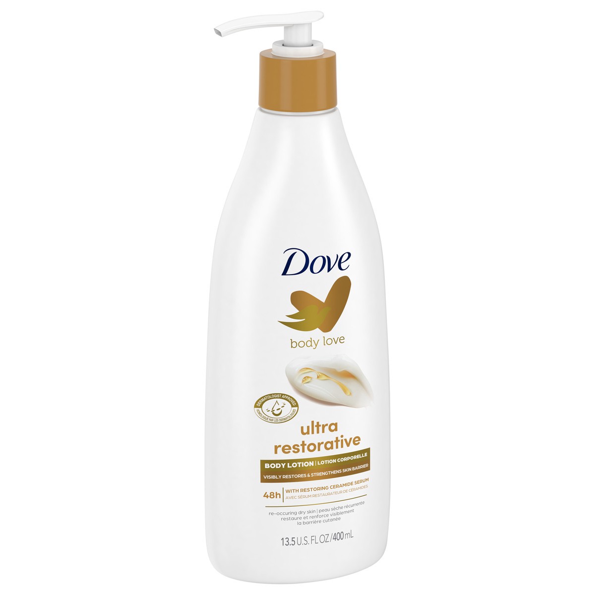 slide 2 of 9, Dove Body Love Ultra Restorative Lotion, 13.5 oz, 13.5 oz
