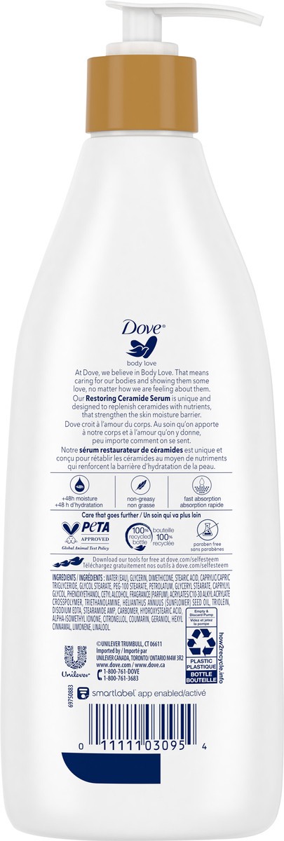 slide 8 of 9, Dove Body Love Ultra Restorative Lotion, 13.5 oz, 13.5 oz