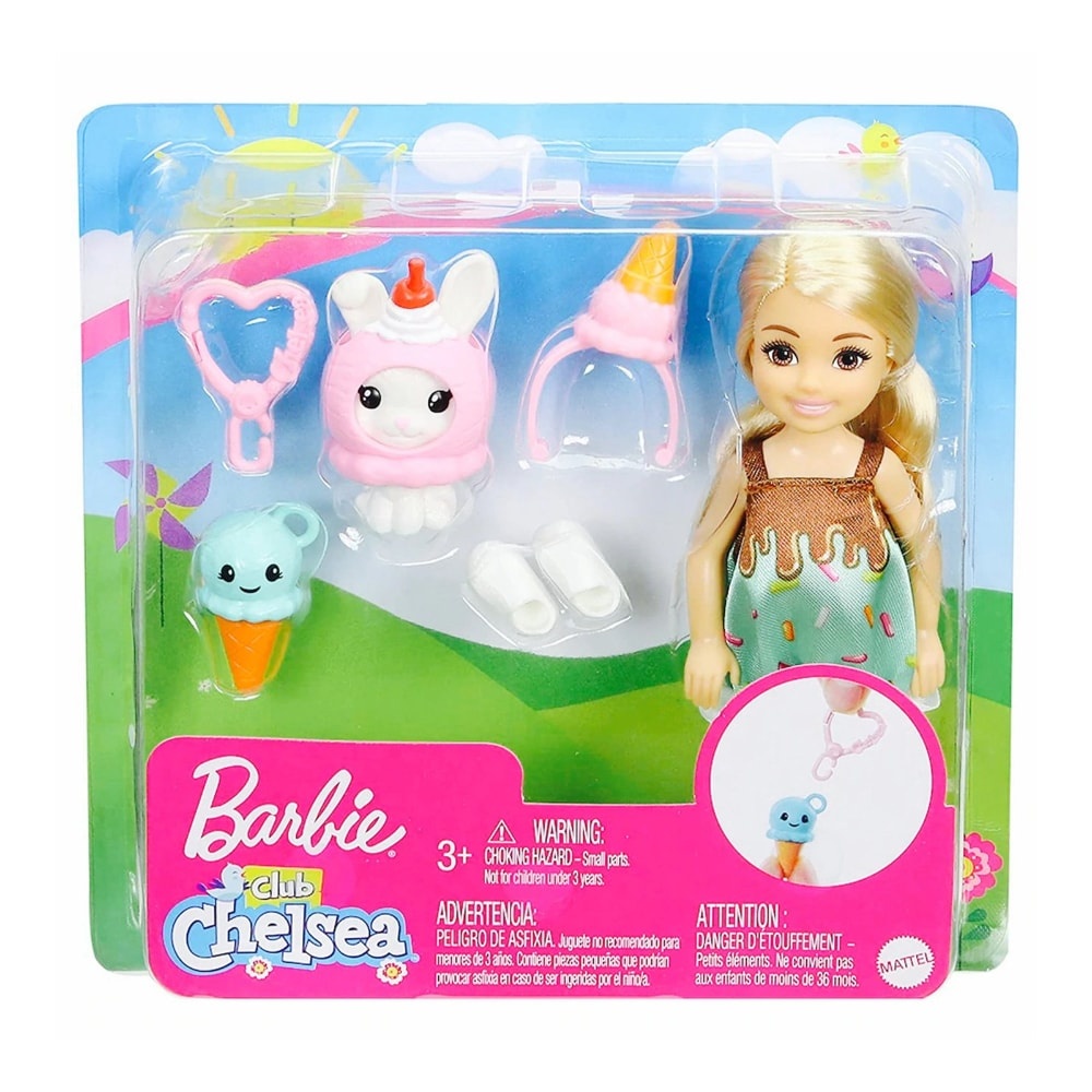 slide 1 of 1, Barbie Mtl Ice Cream Barbie Chelsea D, 1 ct
