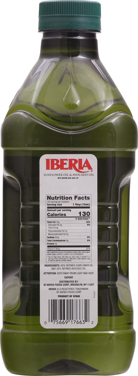 slide 3 of 12, Iberia Mediterranean Blend Sunflower Oil & Avocado Oil 50.7 fl oz, 50.7 fl oz