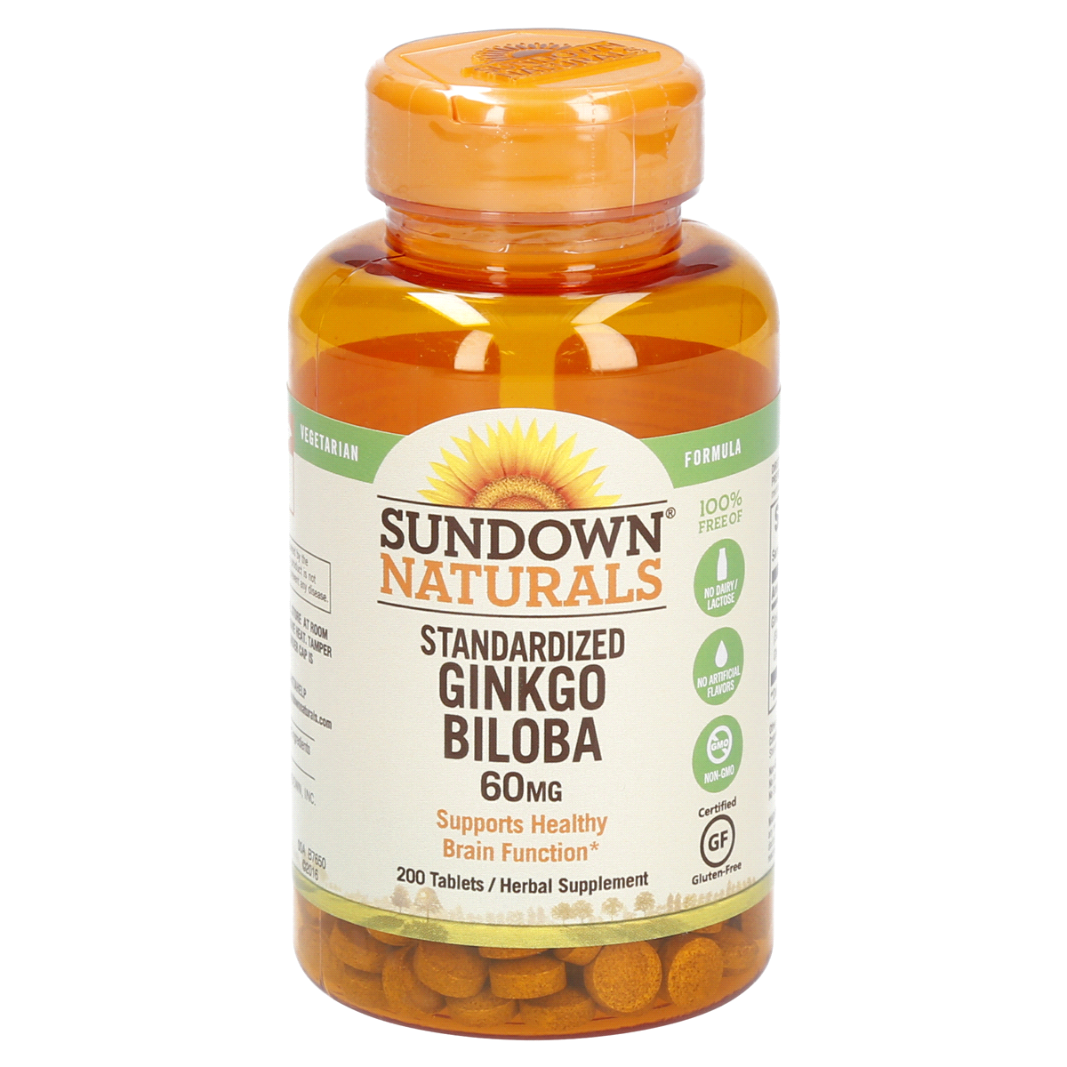 slide 1 of 1, Sundown Ginkgo Biloba Standardized Capsules, 200 ct