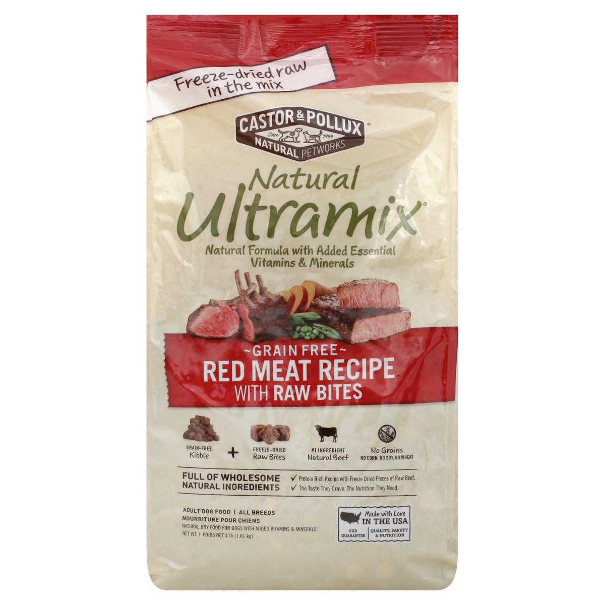 slide 2 of 8, Natural Ultramix Dog Food 4 lb, 4 lb