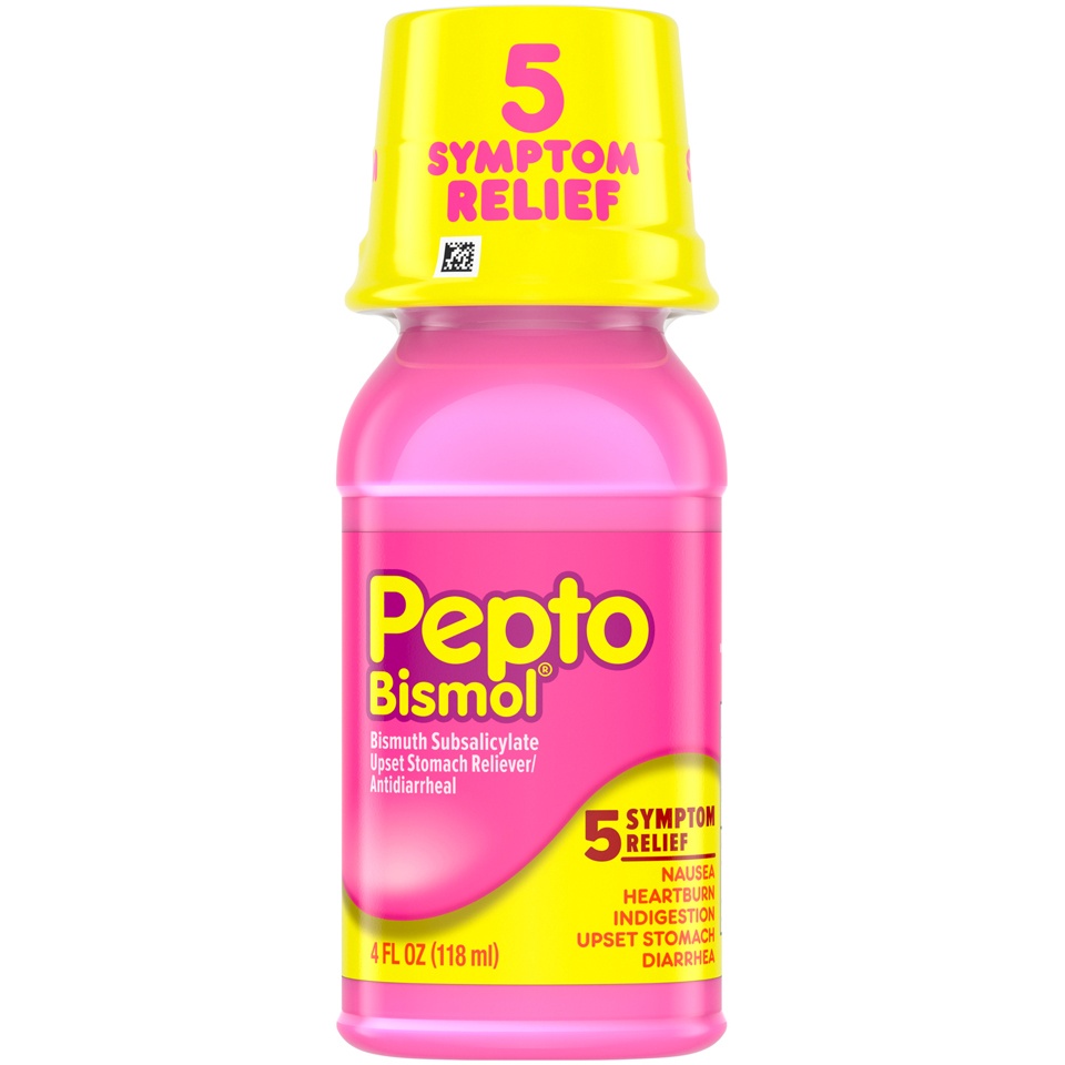 slide 1 of 1, Pepto-Bismol Digestive Relief, Liquid-Pepto-Bismol, 4 oz