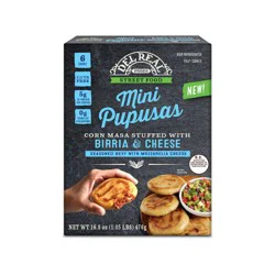 Del Real Foods Mini Pupusas Birria & Cheese - 16.8oz