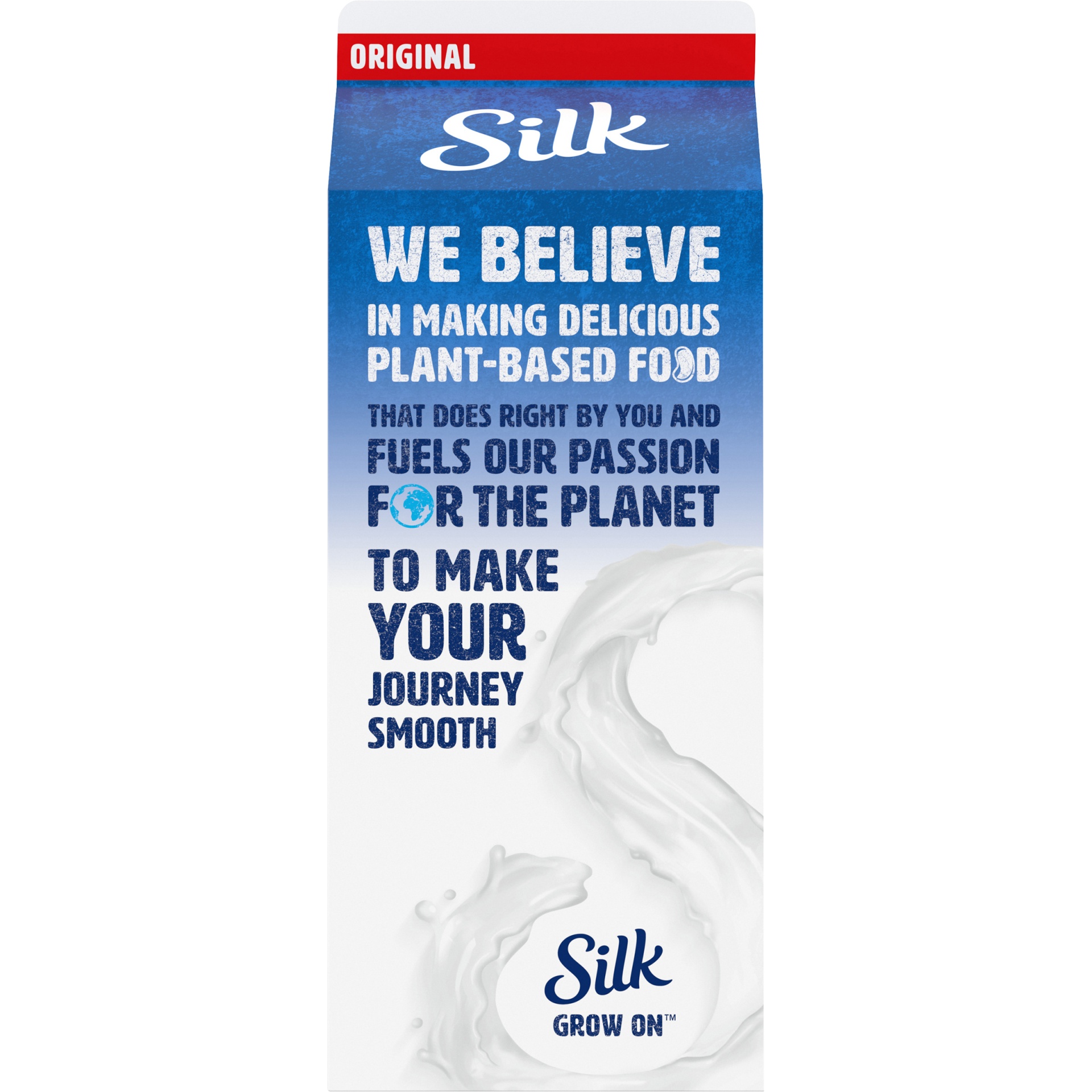 slide 4 of 7, Silk Original Almond Milk, Half Gallon, 64 fl oz