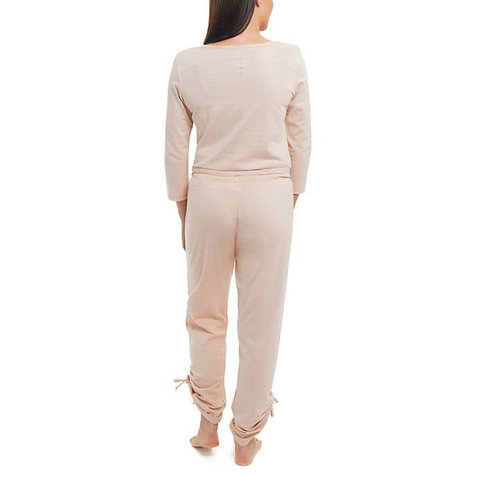 slide 2 of 2, Copper Fit Boyfriend Large Sleep Pants - Pink, 1 ct