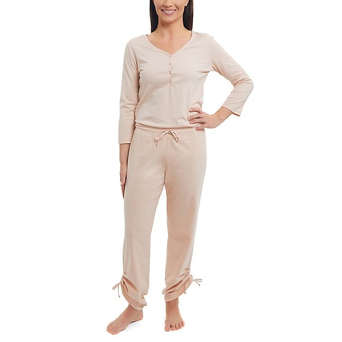 slide 1 of 2, Copper Fit Boyfriend Large Sleep Pants - Pink, 1 ct