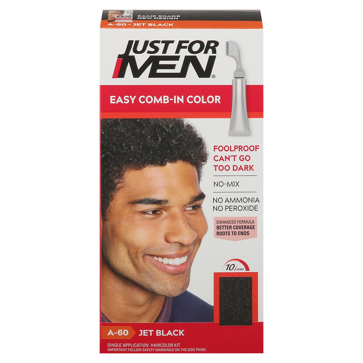 slide 1 of 13, Just For Men Jet Black Autostop Hair Color, 1 ct