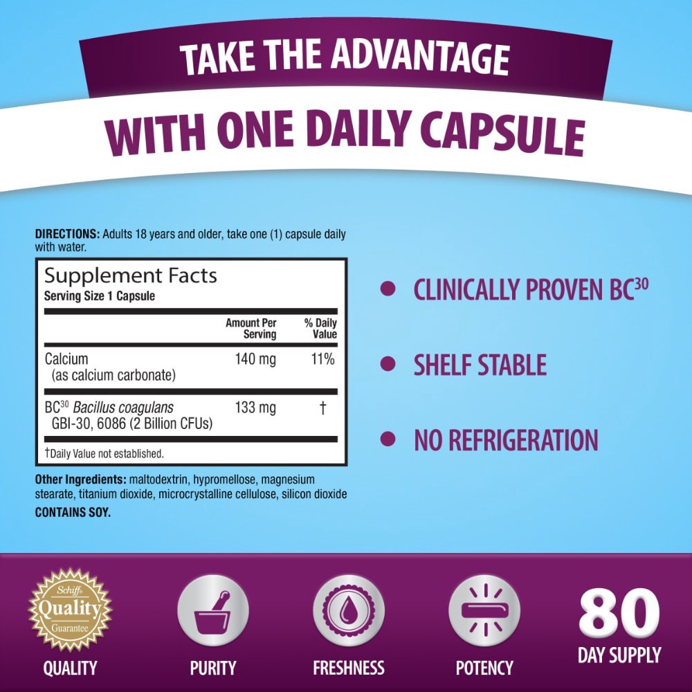 slide 2 of 6, Digestive Advantage Daily Probiotic - Survives Better than 50 Billion - 50 Capsules, 50 ct