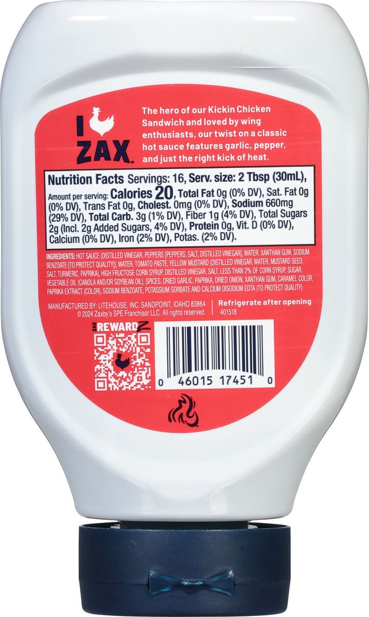 slide 9 of 13, Zaxby's Tongue Torch Sauce - 16 oz, 16 oz