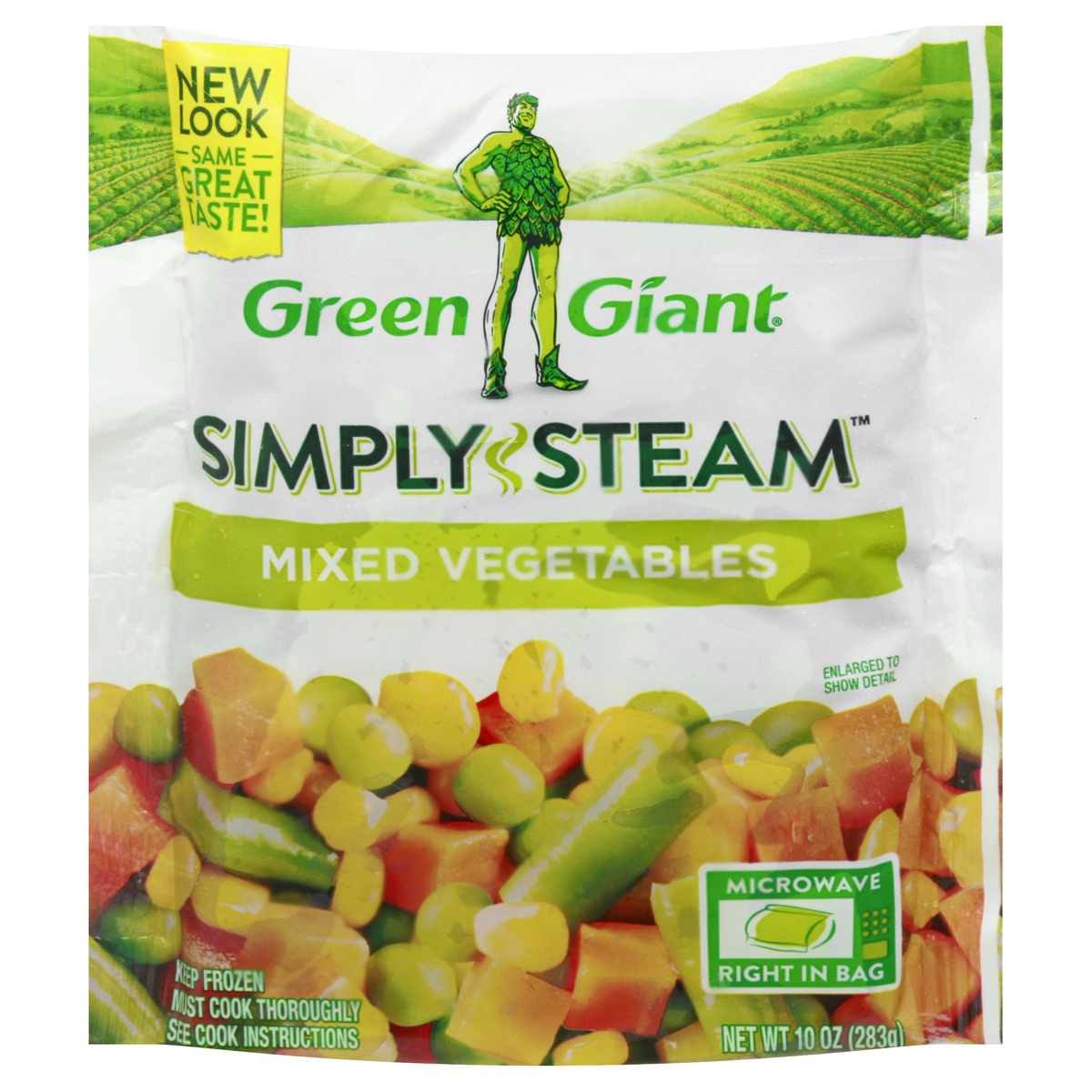 slide 1 of 3, Green Giant Simply Steam Broccoli Cuts, 10 oz