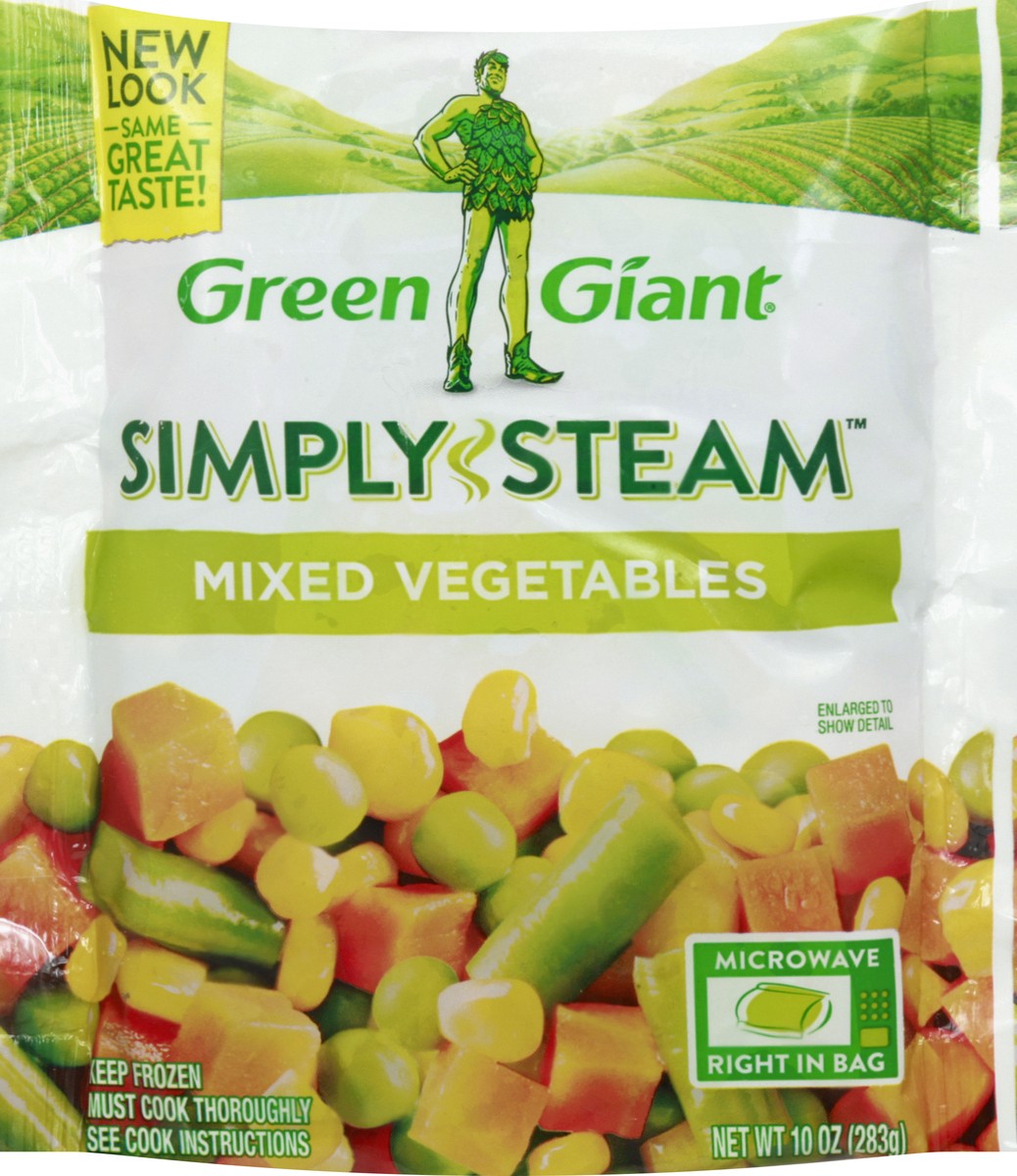 slide 1 of 12, Green Giant Simply Steam Mixed Vegetables 10 oz, 10 oz